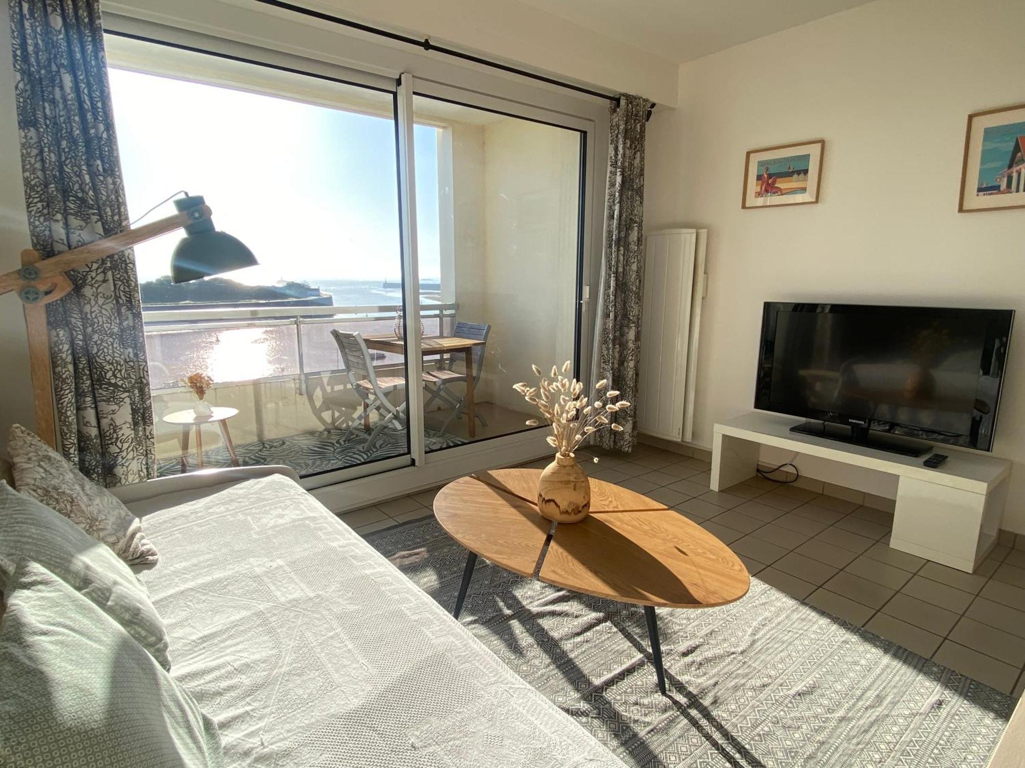 Vue Sur L'Entree Du Port Apartman Saint Gilles Croix de vie Kültér fotó
